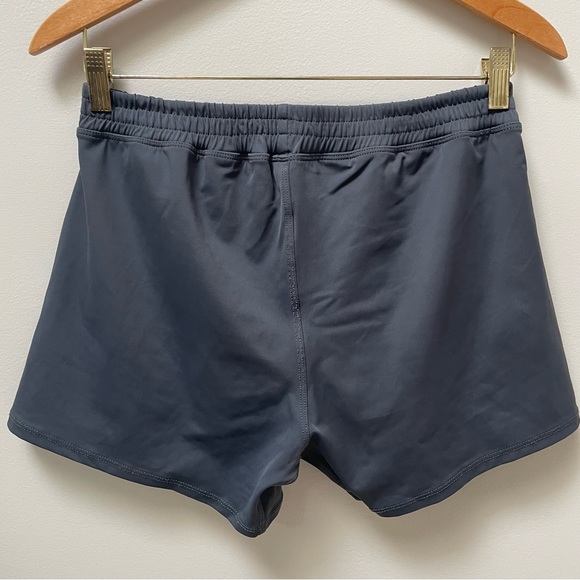 Onzie biker shorts with lining, charcoal gray, size M/L - Picture 2 of 7